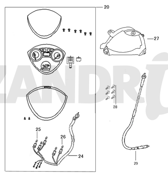 Cockpit-Teller BTC Riva Sport dark blue