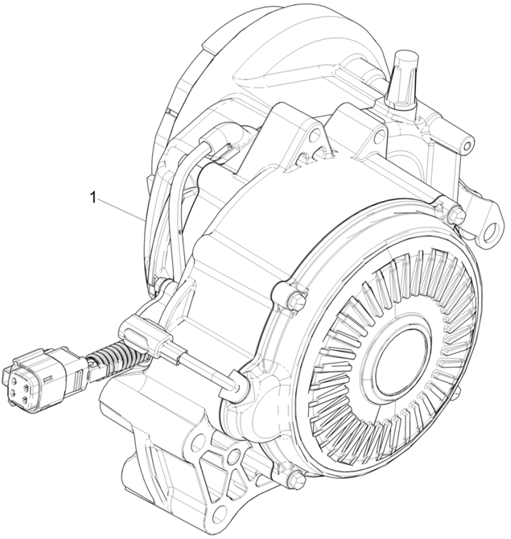 Complete engine: Vespa Eletrica 45KM/H E5 2021 (EMEA)