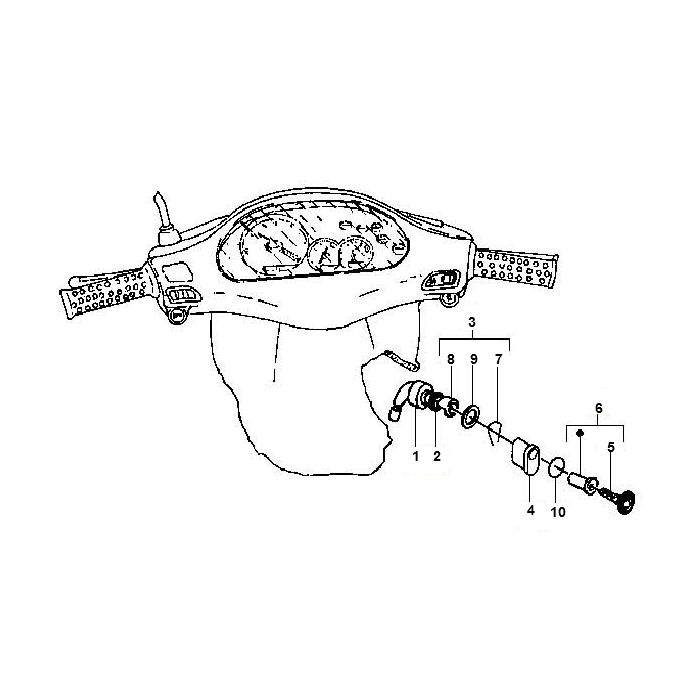 Ignition Switch Gilera Runner 98-2005 2-Stroke