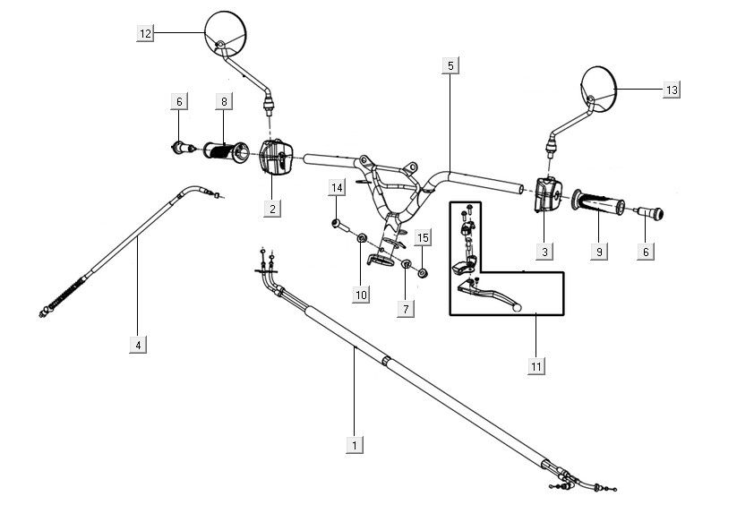 Control assy Kymco Filly 50 E5+