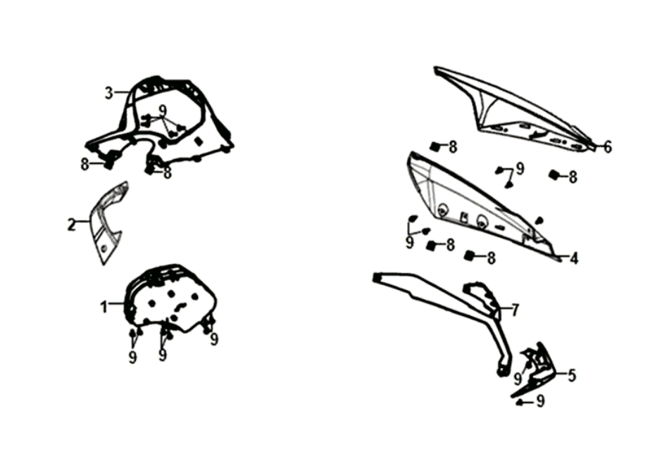 Dashboard - Windscreen Sym Jet 14