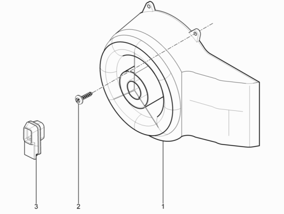Flywheel cover Piaggio Typhoon 50 2-stroke Euro 3 2011