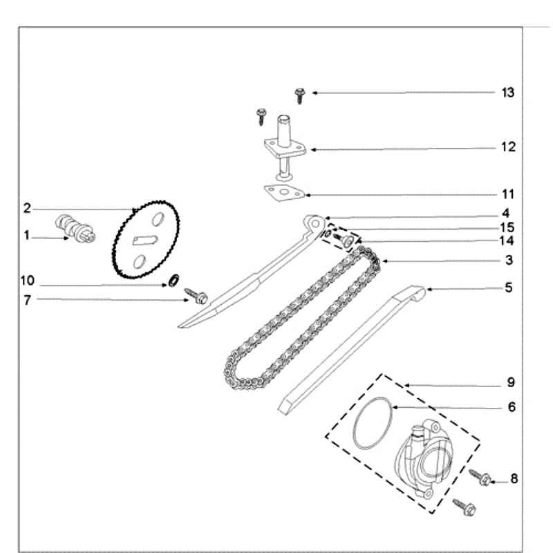 Distribution Peugeot Speedfight 3 4-stroke Grey