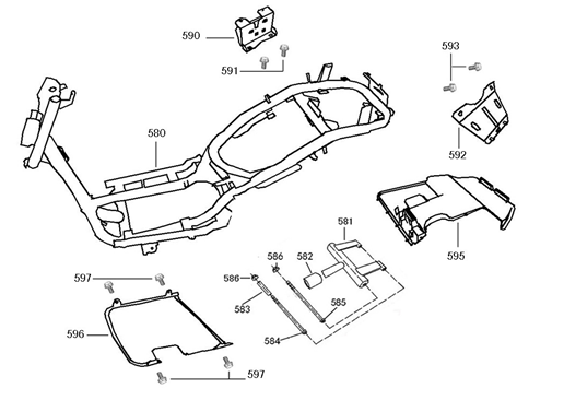 Various parts Senzo Rivalux black