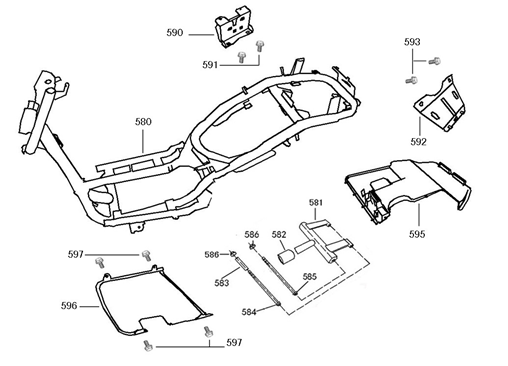 Various parts Vom Riva Sport black