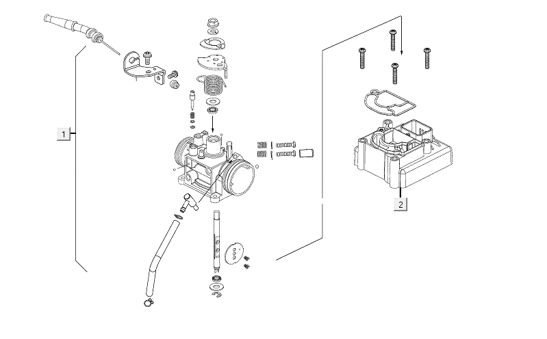 ECU Kymco VP50i injection euro4 renault brown