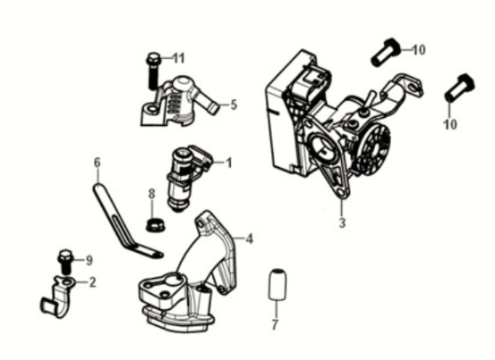 Sym Mio 50I E5 ECU kit