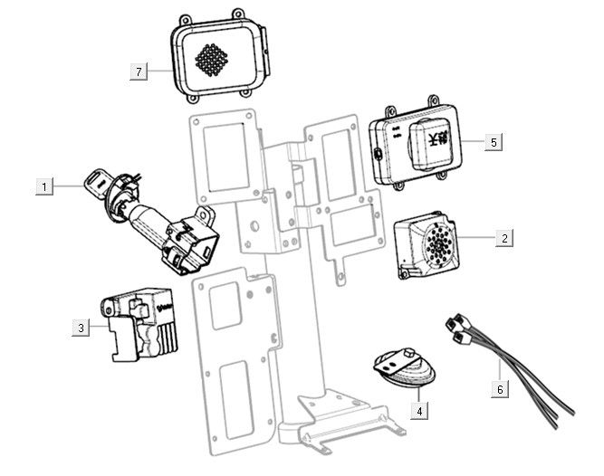 Electric parts Niu NQI Cargo
