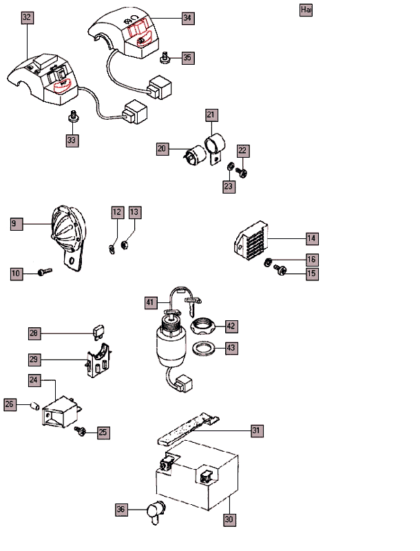 Elektra Tomos QUADRO EX (L0-L1)