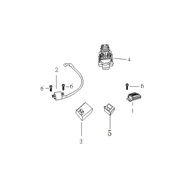 Electric Parts Agm Caferacer