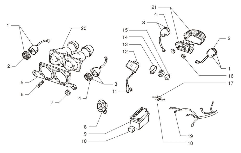 Electric parts Beta Ark LC skull 2010 2-stroke