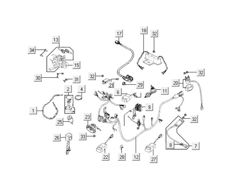 Electrical parts Kymco Grand Dink 250cc