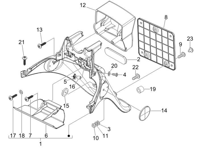 Side cover Piaggio Fly 4-stroke