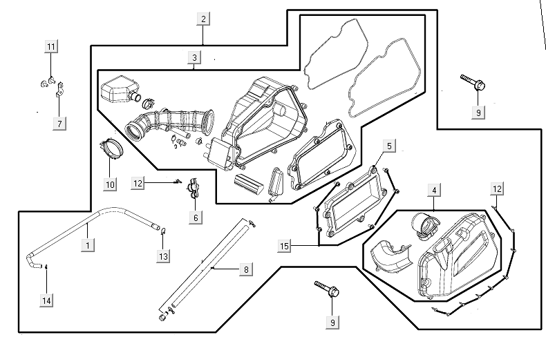 Air Filter Kymco New Like 150I E4