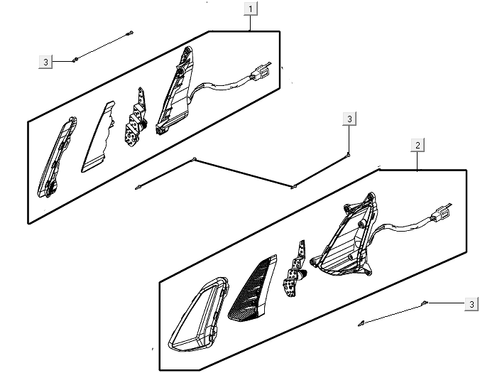 Front turn signal lights Kymco New Like 150I E4