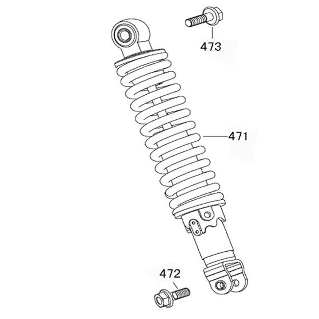 Shock absorber F22 50 4T AC