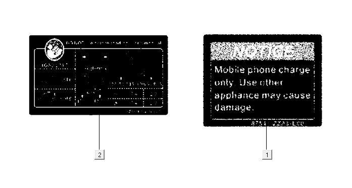 Warning stickers Kymco AK550i