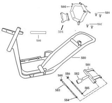 Frame Berini Sprint flat anthracite