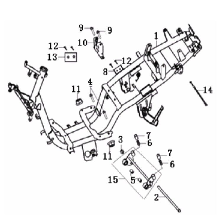 Frame Generic Cracker limited white 2009 2-stroke 25