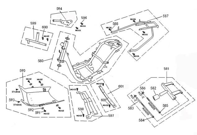Frame Neco Borsalino Oro black