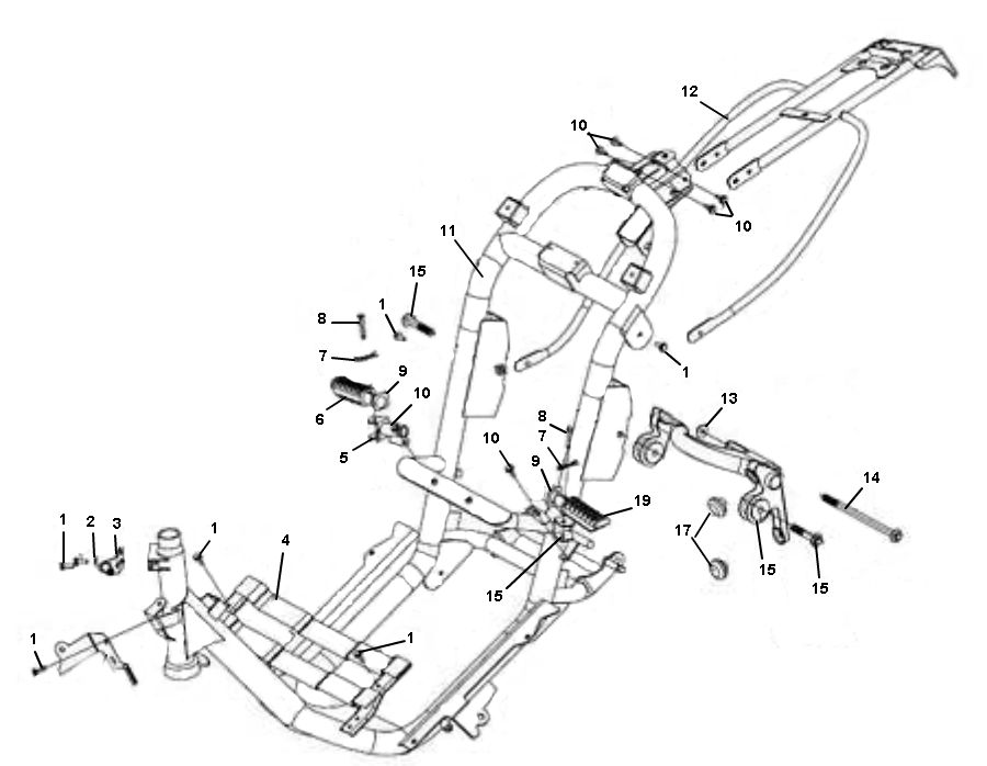 Frame Zen Aurora 4-stroke