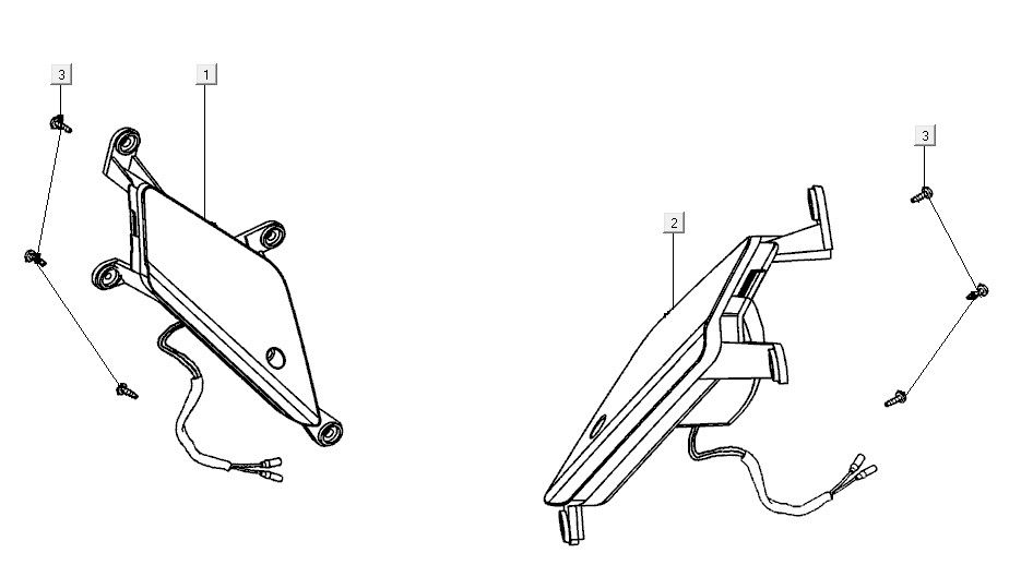 Front winker Kymco Super8 R E5