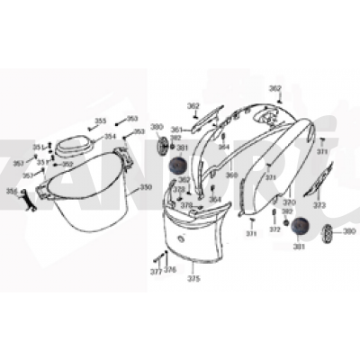 Helmbak-Chapels Santini San Remo matt anthracite