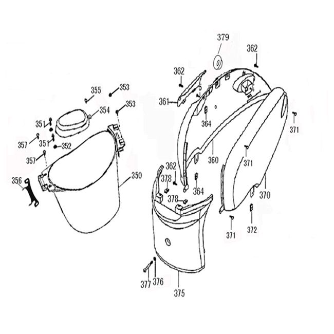 Helmback - Caps China Flash/Pico smokey
