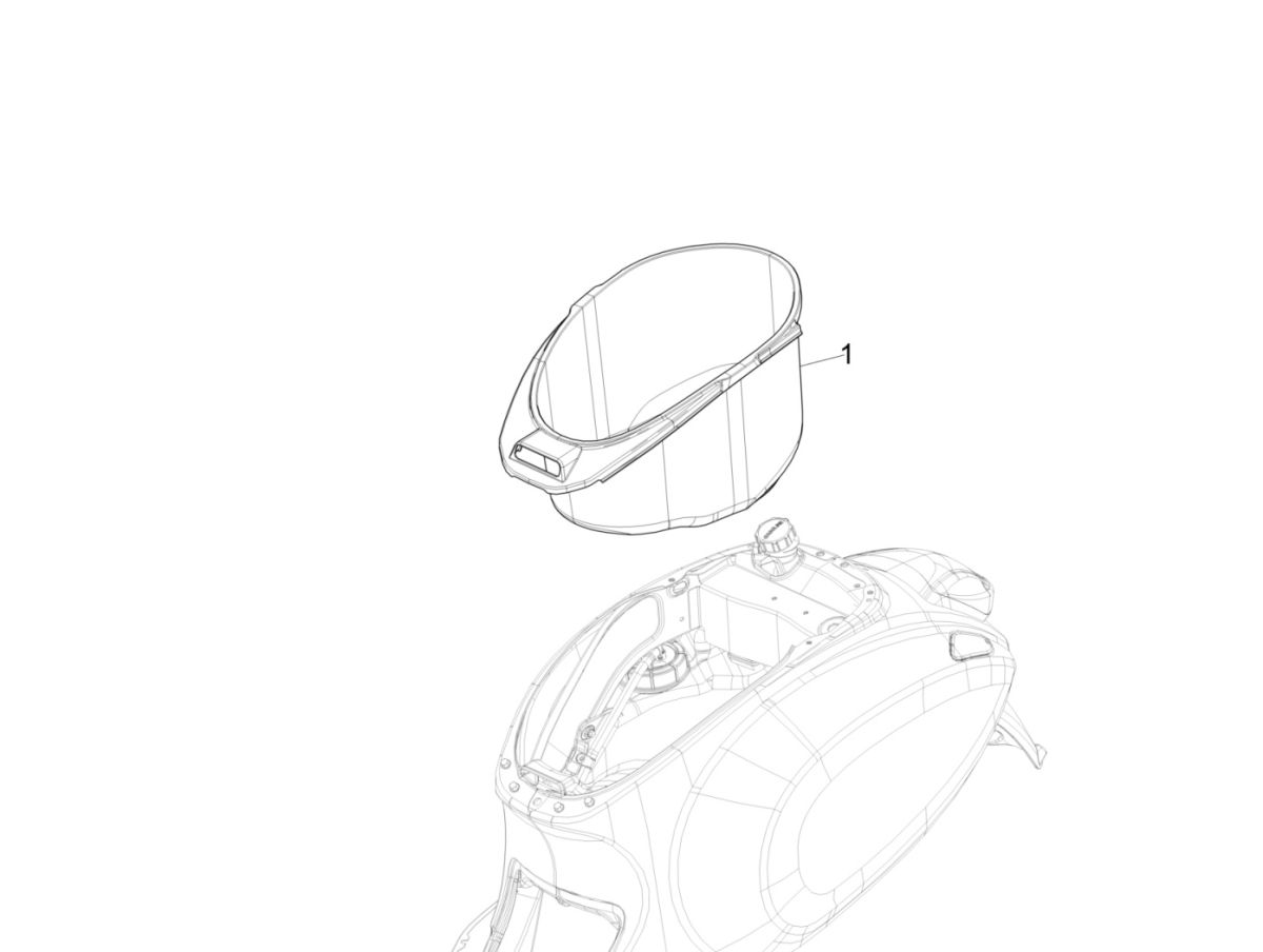Vespa Sprint 125 4T 3V IE ABS E5 2021 helmet box (EMEA)