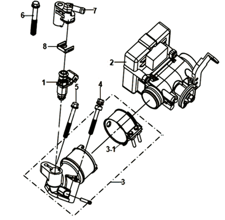 Sym Symphony ST 125I E4 injection parts