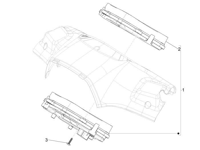 Speedometer Vespa Sprint 45km 4-stroke 4-valve