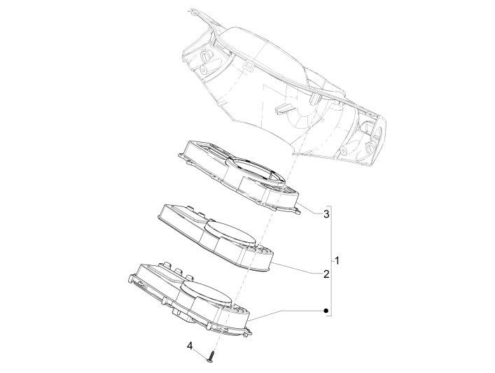 Instrument Group - Cruscotto Piaggio NRG Power DD 2007-2017