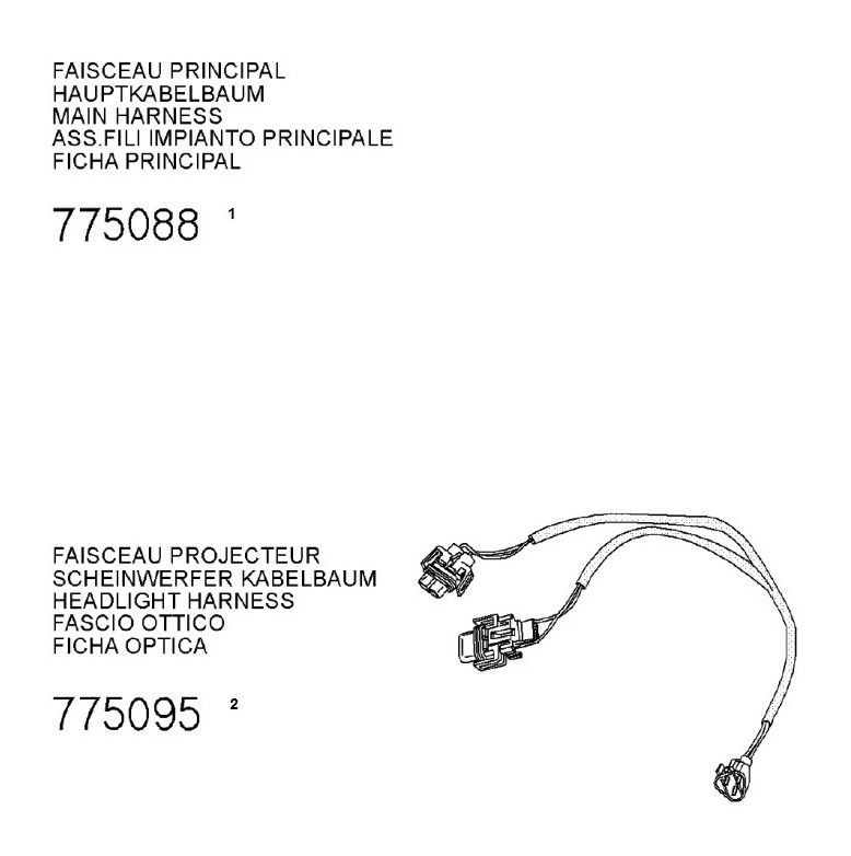 Wiring Harness Peugeot Speedfight 3 AC 2-Stroke