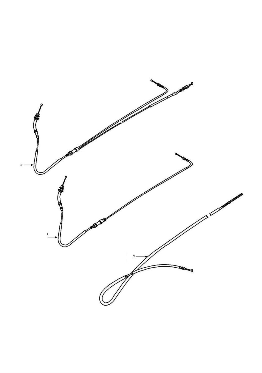 Cables Peugeot Speedfight 2 AC E2 2-Stroke