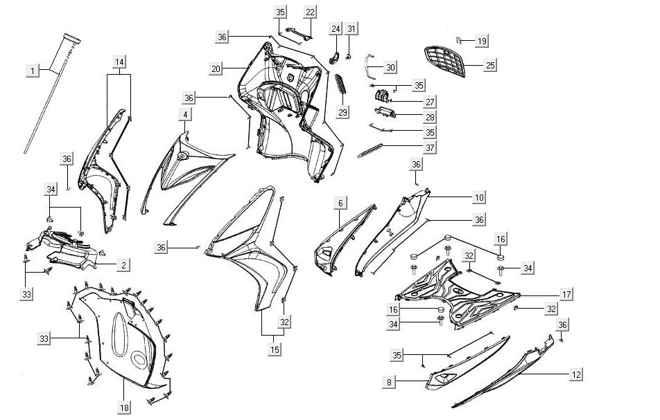hoods AGILITY 16+ 4T 125 Matte Metallic Light Blue