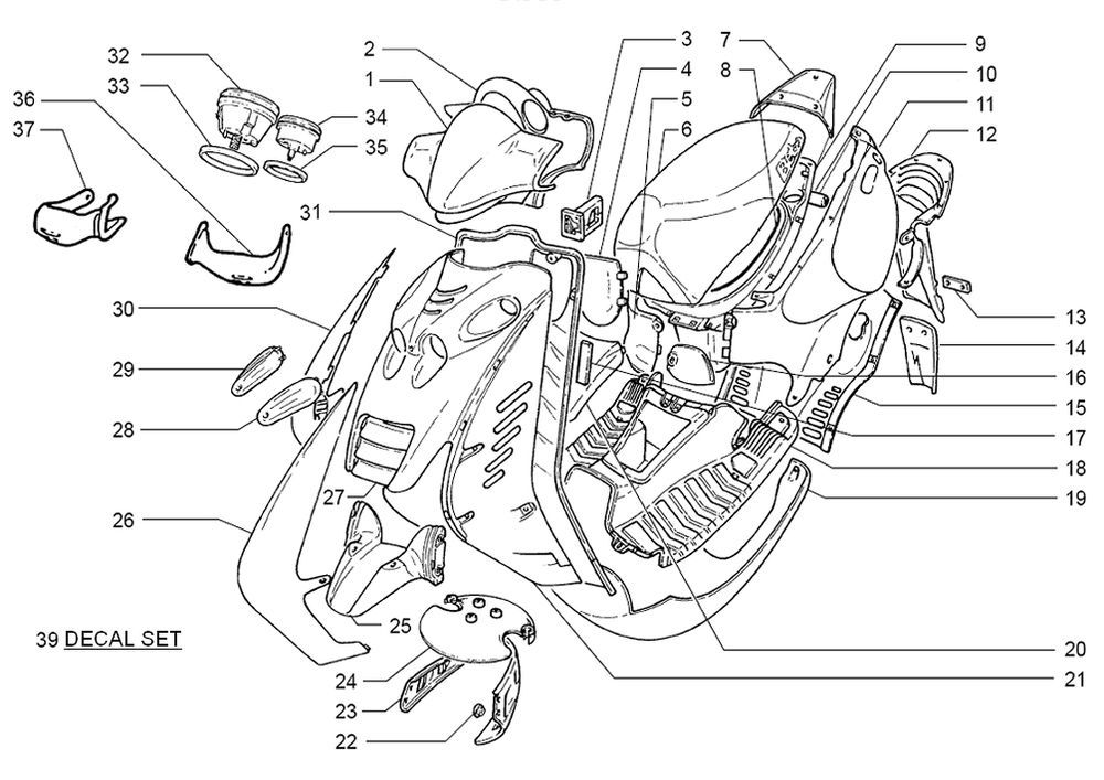 Kapdelen Beta Ark-k AC blue 2006 2-stroke