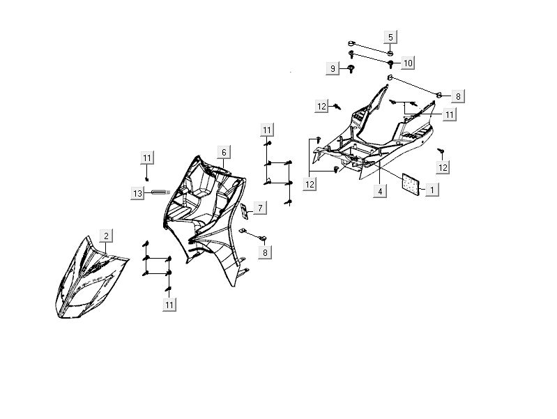Kymco Delivery 4-stroke white-partsproduct-Kapdelen-Kymco-Delivery-4-takt-wit