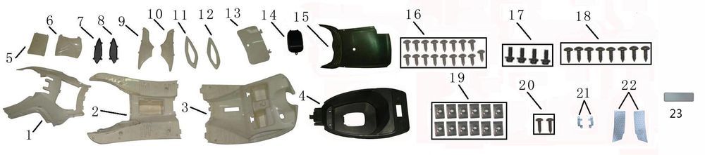 Body panels center AGM E Nano