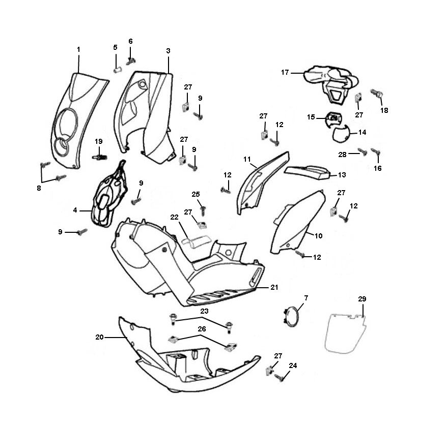 Parts Peugeot Ludix pro 2-Stroke