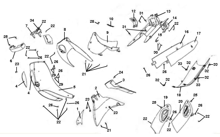 Kapdelen Pronto Junior 4-stroke