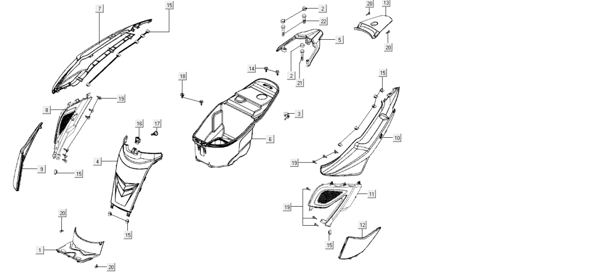 Hoods Kymco Super8 Street 50i E4 Matt Black