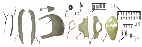 Cap parts for China Nano gold