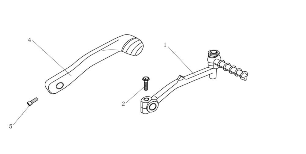 Kickstarter pedal AGM Venom white