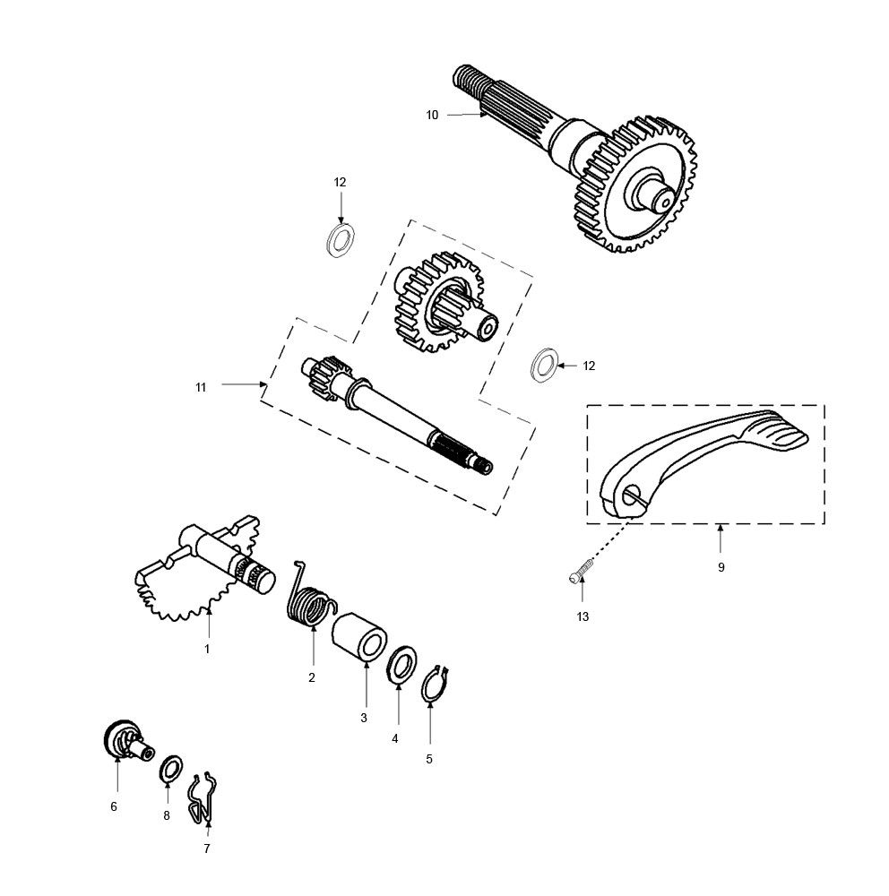 Kickstarter Peugeot Speedfight 2 LC E2 2-Stroke