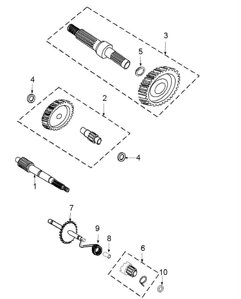 Kickstarter Peugeot Vivacity 3 4-Stroke
