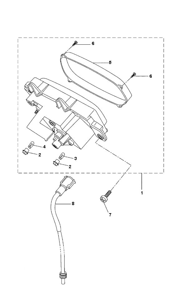 Speedometer 2 Yamaha Bw's 2-stroke