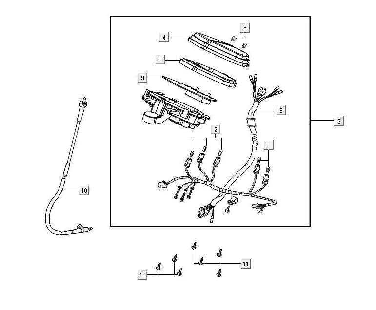 odometer AGILITY 16+ 4T 125 Matte Metallic Silver