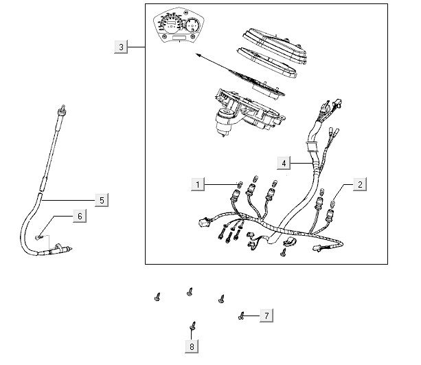 odometer AGILITY CITY 16 4T 150