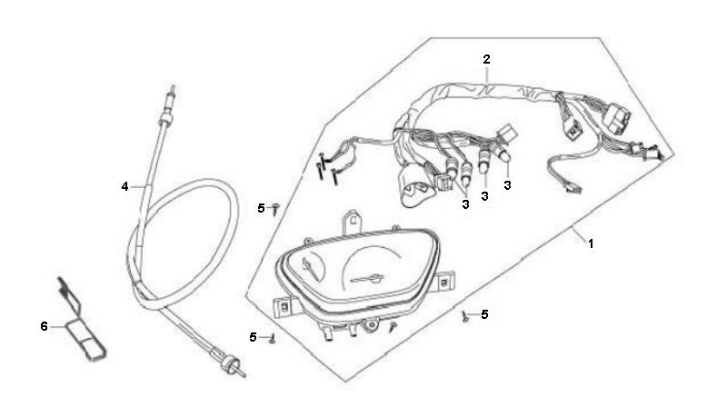 Speedometer Giantco Sprint 4-stroke