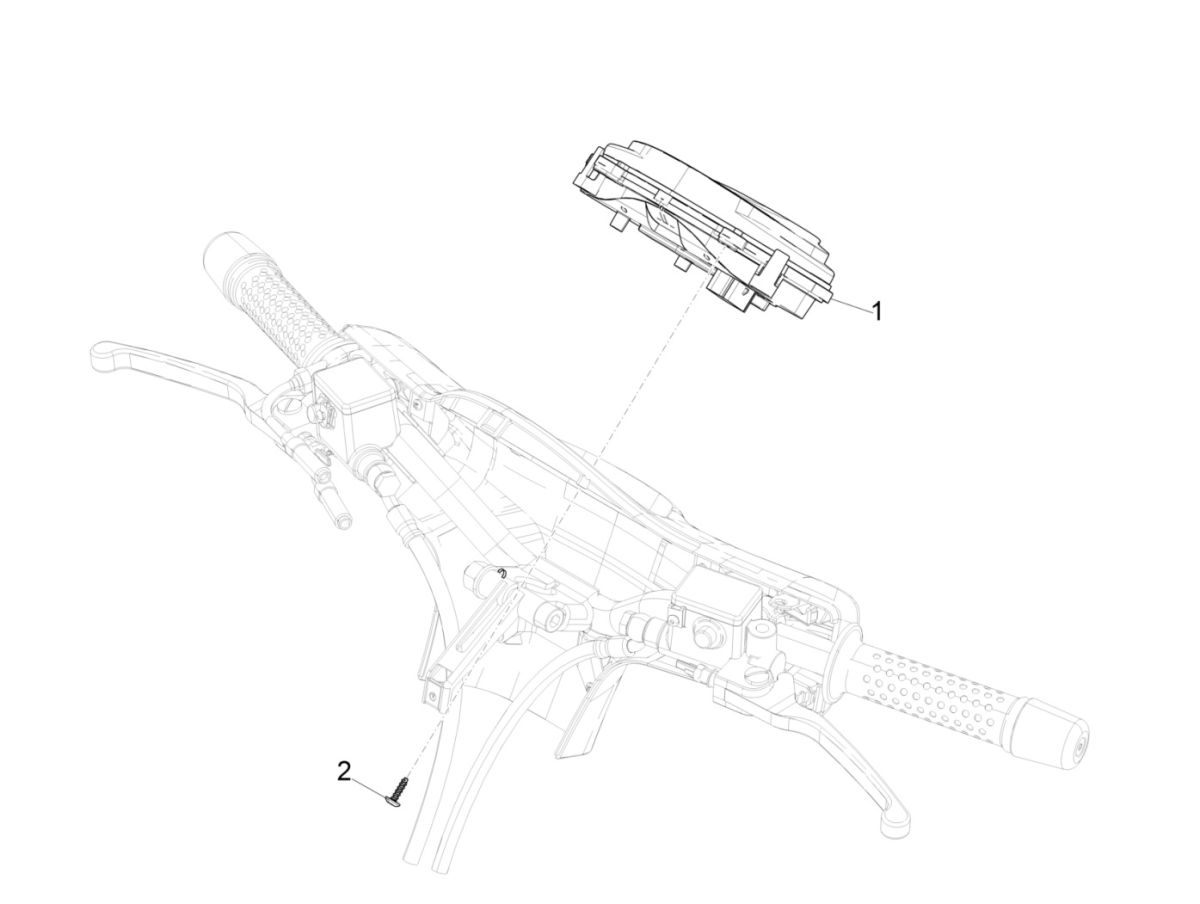 Speedometer Vespa GTS 300 HPE 4T 4V IE ABS E4 2019 (EMEA)